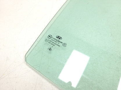 09 - 14 Hyundai Genesis Door Window Glass Rear Passenger Side OEM Sedan