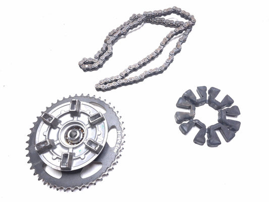 2008 Kawasaki Ninja 250 R Ex250j Rear Sprocket & Drive Chain Set OEM