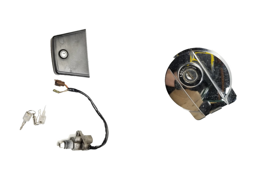 1990 Kawasaki Vn750 Vulcan Ignition Lock Set & Fuel Cap 4 Pcs OEM