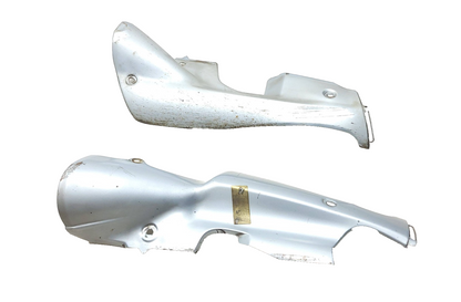1987 1988 Honda Cbr1000f Exhaust Muffler Heat Shield 2pcs OEM
