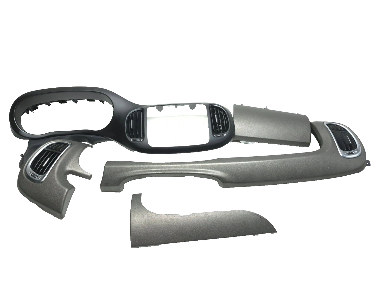 2014 Fiat 500l Dashboard Bezel Cover Trim W/ Air Vent 5pcs OEM