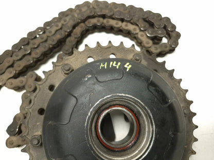 2008 Triumph Sprint St Rear & Front Sprocket Hub & Drive Chain Set OEM