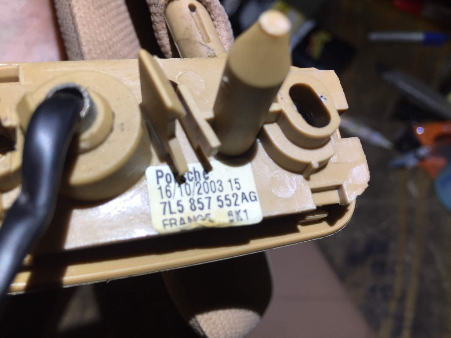 03 04 05 06 Porsche Cayenne Sun Visor Sunvisor Left Driver Side OEM