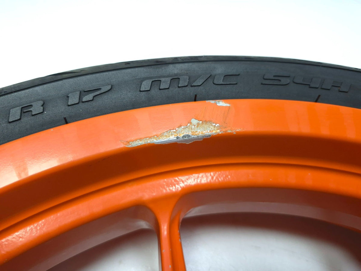 2017 Ktm 390 Duke Wheel Rim W/ Tire R 17x3 17x4 Front & Rear Pair OEM