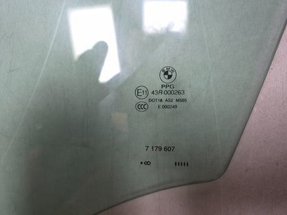 2008 BMW X6 E71 Front Door Window Glass Driver Side Left OEM