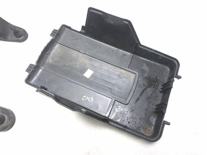 2011 Volkswagen Tiguan Battery Tray Box Holder & Upper Cover Lid OEM