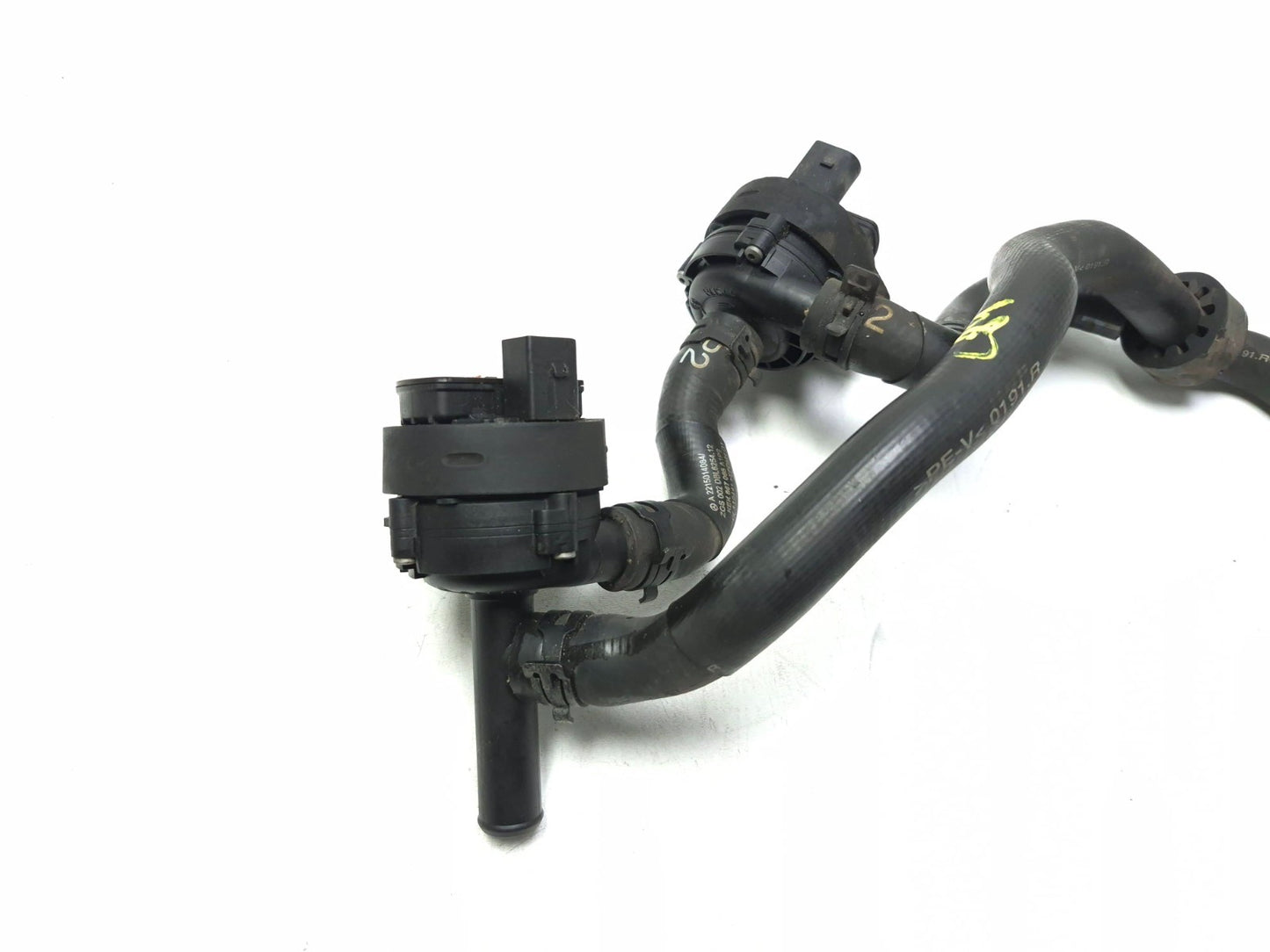 2011 Mercedes S400 W221 Inverter Cooling Water Pump & Hose Line  OEM