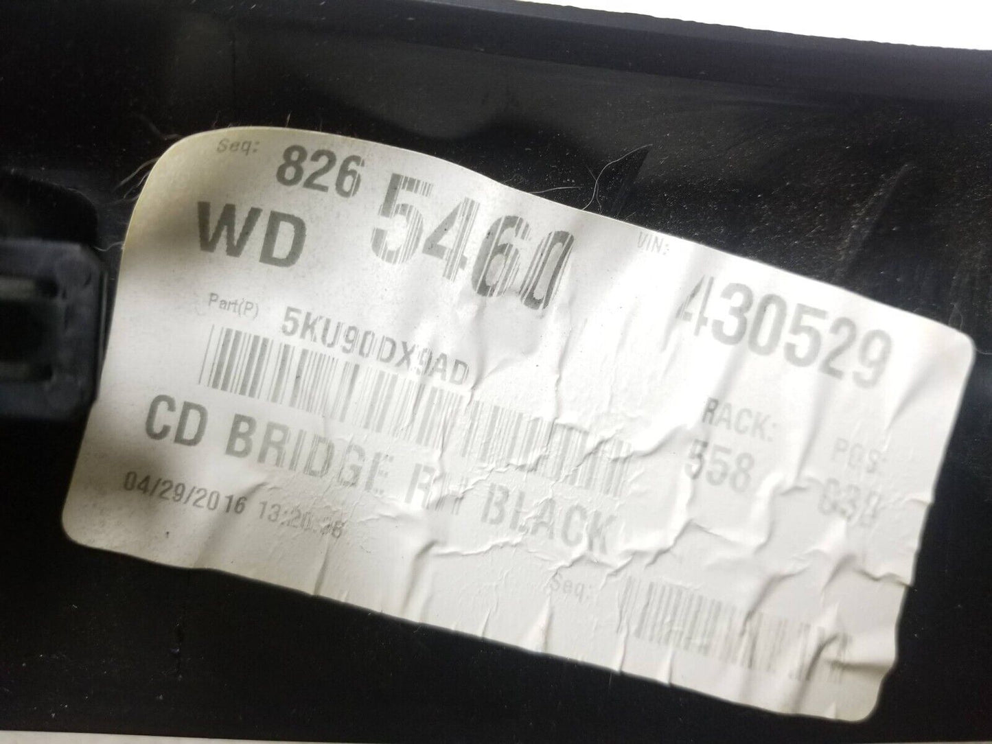 16 - 22 Dodge Durango Rear Quarter Panel D Pillar Upper Cover Trim 4pcs OEM