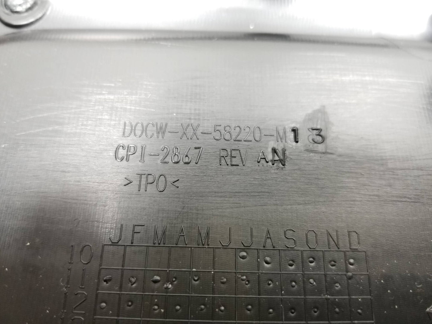 2015 Jeep Grand Cherokee Front Seat Back Trim Cover Panel OEM