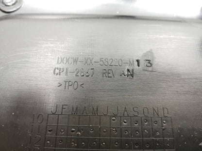 2015 Jeep Grand Cherokee Front Seat Back Trim Cover Panel OEM