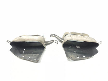 2011 BMW 750li Rear Exhaust Muffler Pipe Tip Left & Right Pair OEM
