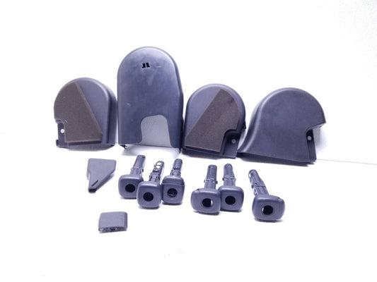 2015 Scion Tc Rear Seat Trim Cover & Headrest Guide Sleeve 12 Pcs OEM