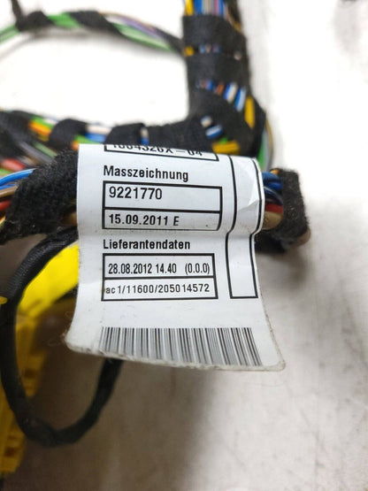 08-14 BMW X6 Front Driver Seat Wire Harness OEM
