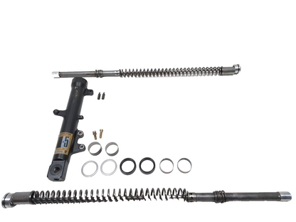 2002 Suzuki V-strom Dl 1000 Front Fork Left Tube Lower & Spring Damper Pair OEM