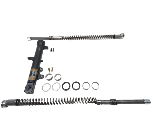 2002 Suzuki V-strom Dl 1000 Front Fork Left Tube Lower & Spring Damper Pair OEM