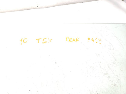 09 - 14 Acura Tsx Door Window Glass Rear Passenger Side Right OEM