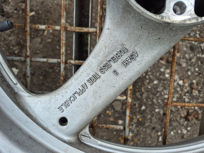 1993 Suzuki Gsx600fp Katana Front & Rear Wheel W/ Tire Pair R 17 OEM