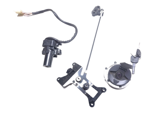 2008 Kawasaki Ninja 250r Ex250j Ignition Lock Switch & Fuel Cap Lock Set OEM