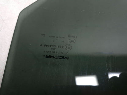 2018 Dodge Journey Rear Door Window Glass Passenger Side Right OEM