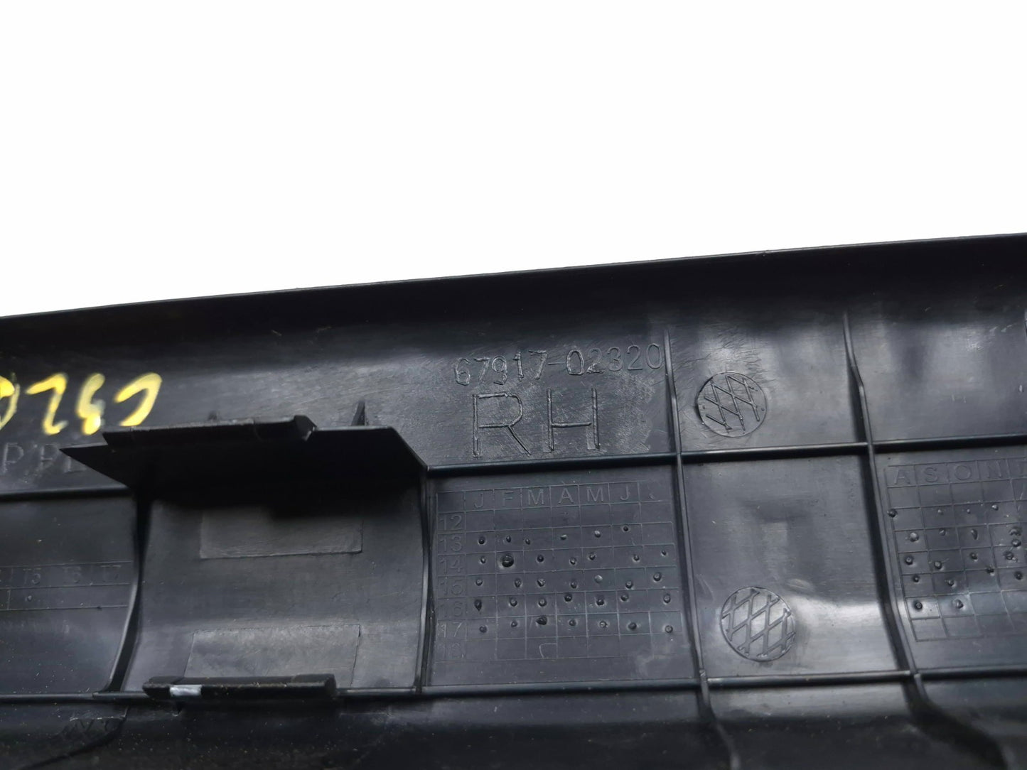 2018 Toyota Corolla Door Interior Sill Scuff Trim Cover Set OEM