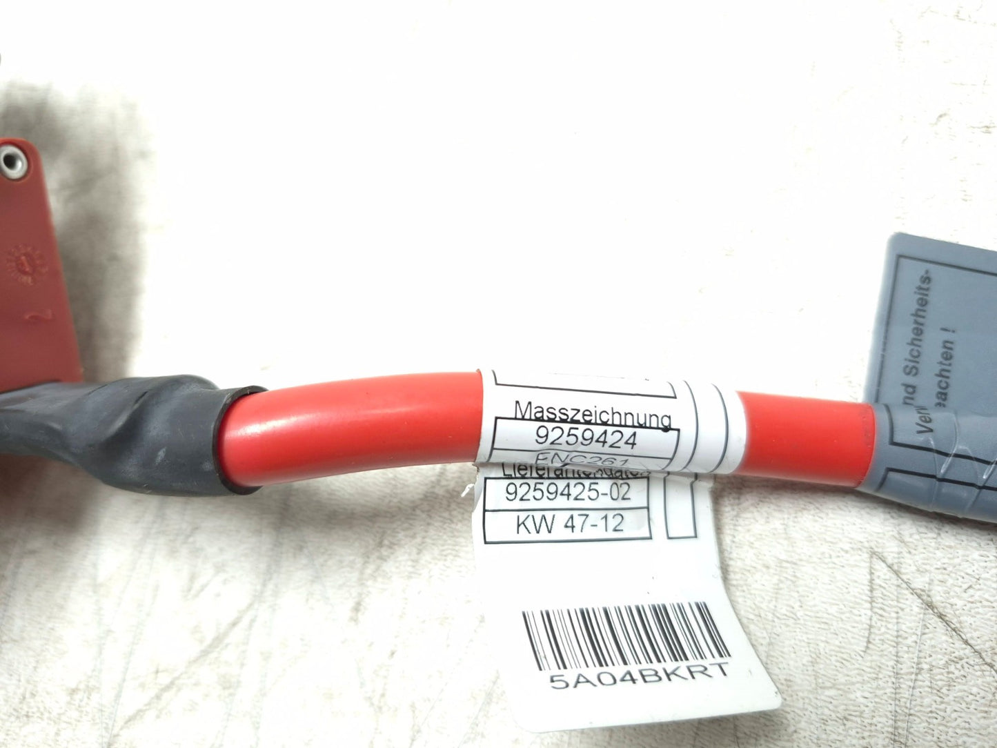 2013 BMW 328i F30 Battery Positive Cable OEM
