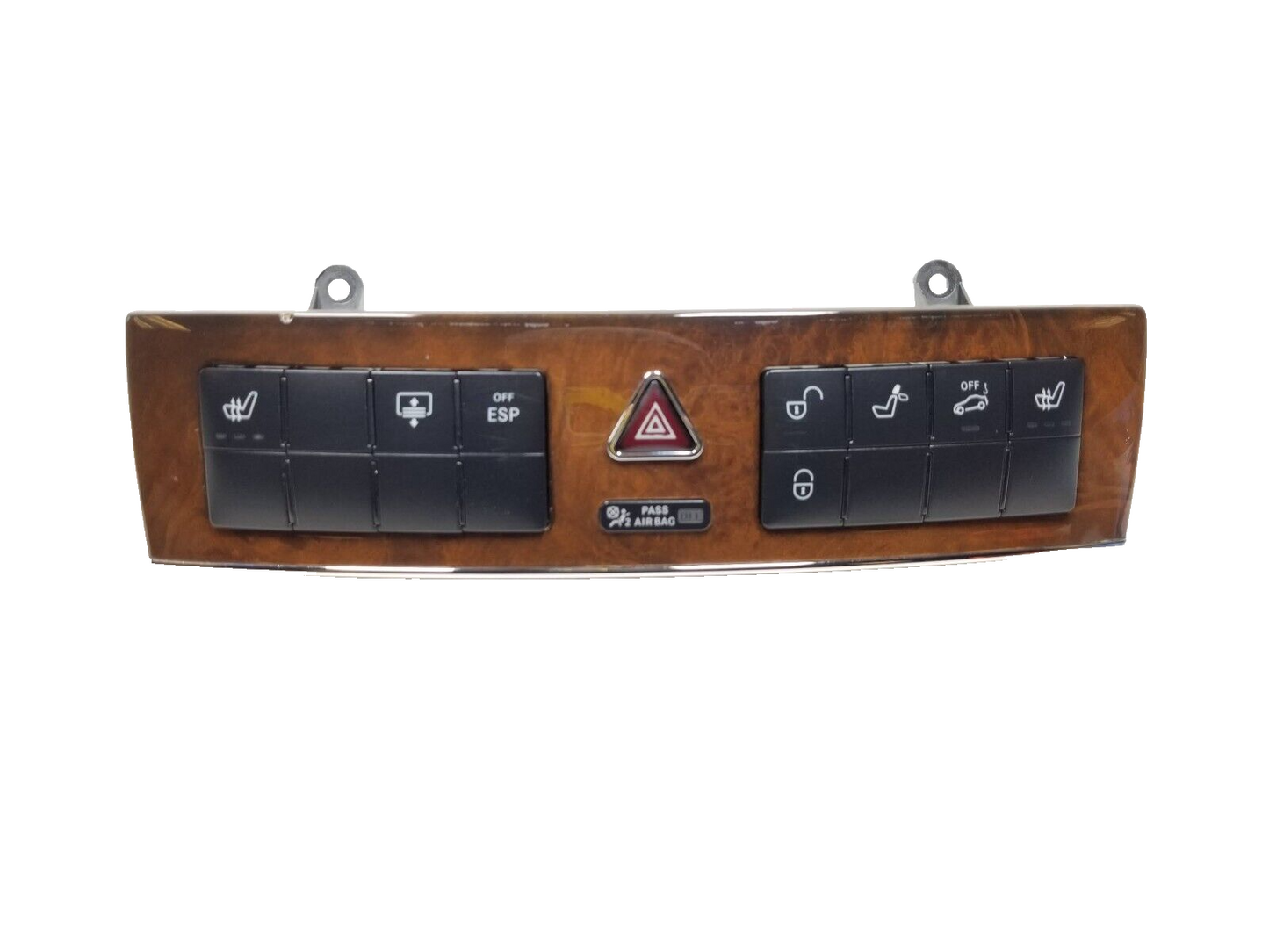 02-05 Mercedes W203 C230 Coupe Hazard Light Door Lock Control Panel Switch OEM