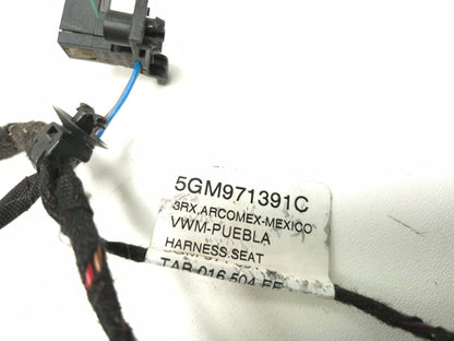 2015 Volkswagen Golf Front Driver Seat Wire Harness 5gm971391 OEM
