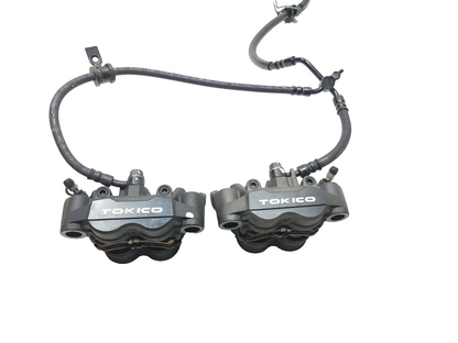 2014 2015 Honda Interceptor Vfr800 Front Brake Caliper W/ Hose Left & Right  OEM