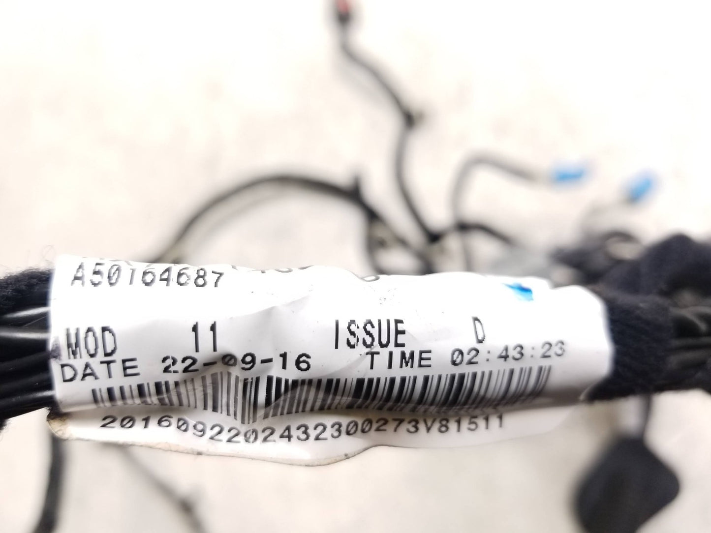 17-24 Jaguar Xe Front Passenger Side Right Door Harness Wire Wiring OEM