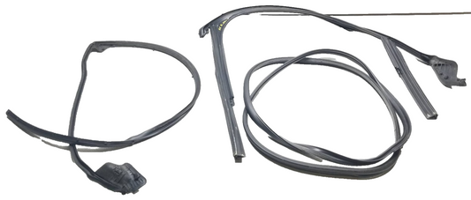 2014 Audi A6 Rear Passenger Door Weatherstrip Seal 3pcs OEM