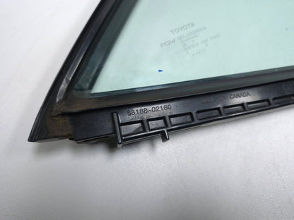 2018 Toyota Corolla Door Vent Window Glass Rear Passenger Side Right OEM
