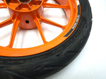 2017 Ktm 390 Duke Wheel Rim W/ Tire R 17x3 17x4 Front & Rear Pair OEM