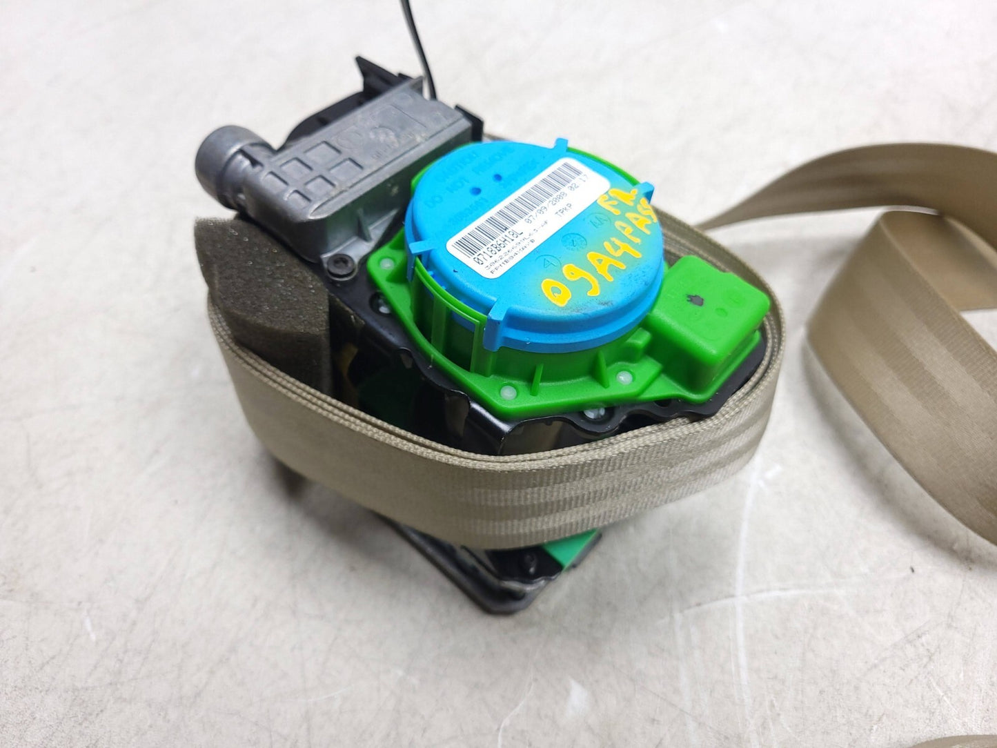 2009 - 2016 Audi A4 S4 Front Right Passenger Seat Belt Retractor OEM