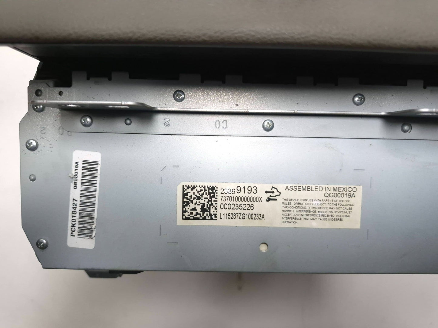 2016 Chevrolet Impala Dash 8" Touchscreen Multimedia Control Panel OEM