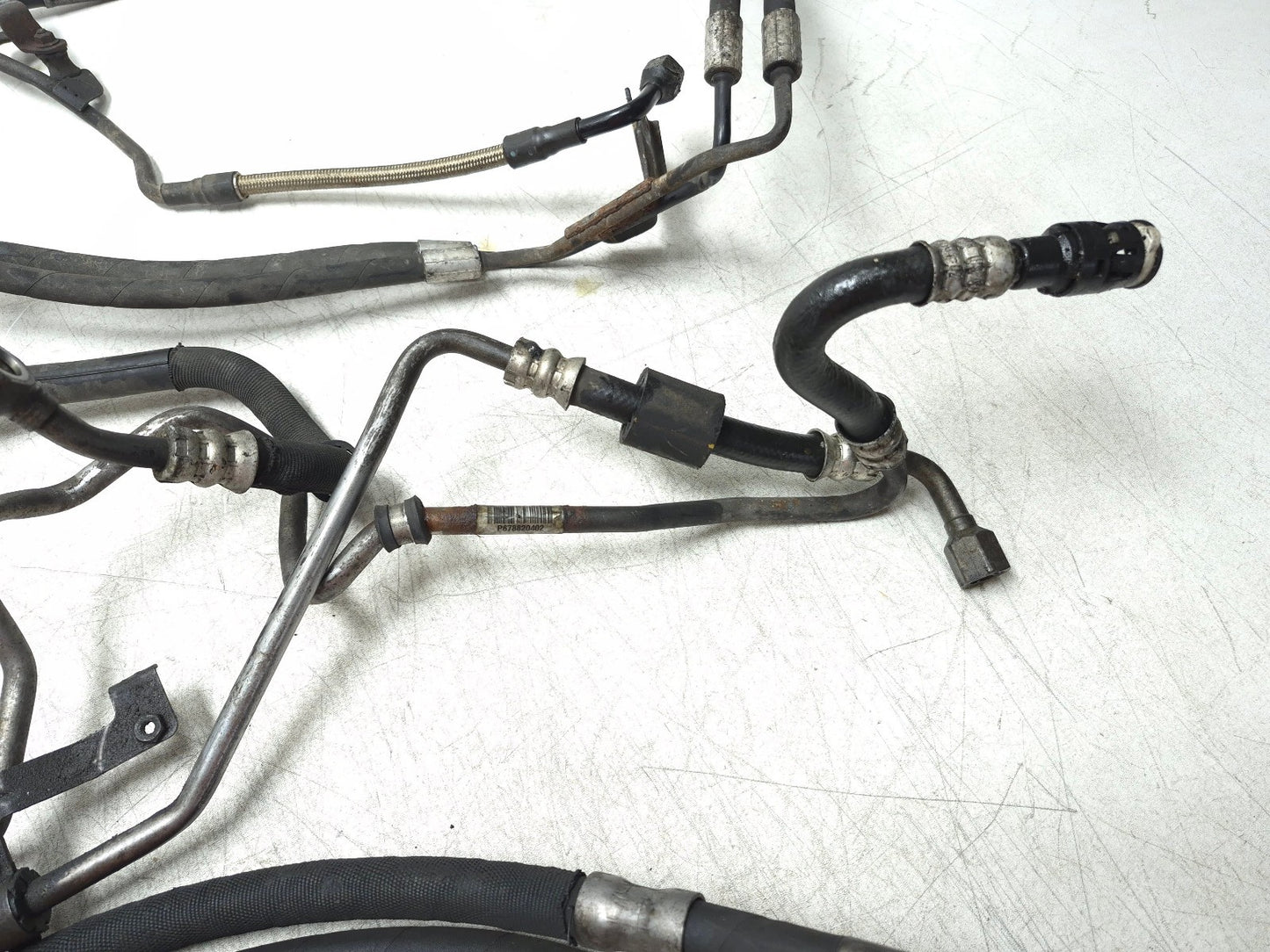 2008 BMW X6 E71 Power Steering Dynamic Drive Hydraulic Hose Line OEM
