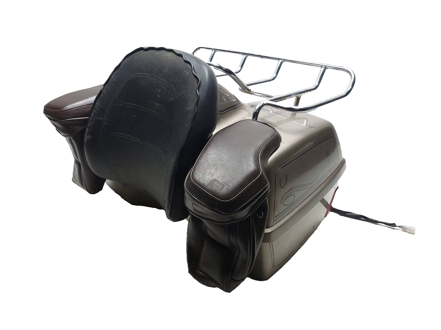 1984 - 1987 Honda Gl1200 Goldwing Rear Seat Back W/ Luggage Case OEM