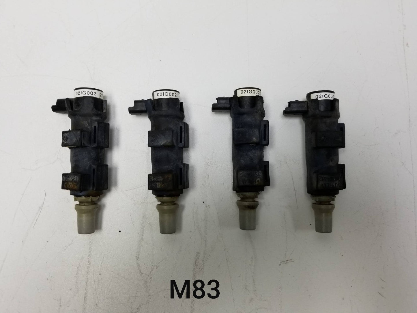 2002 Aprilia Rst 1000 Futura Fuel Gas Petrol Injector Injection Nozzle 4 Pcs OEM