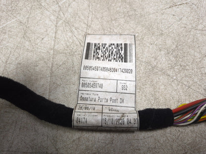 2021 Alfa Romeo Giulia Door Wire Harness Rear Right Passenger Side Oem✅