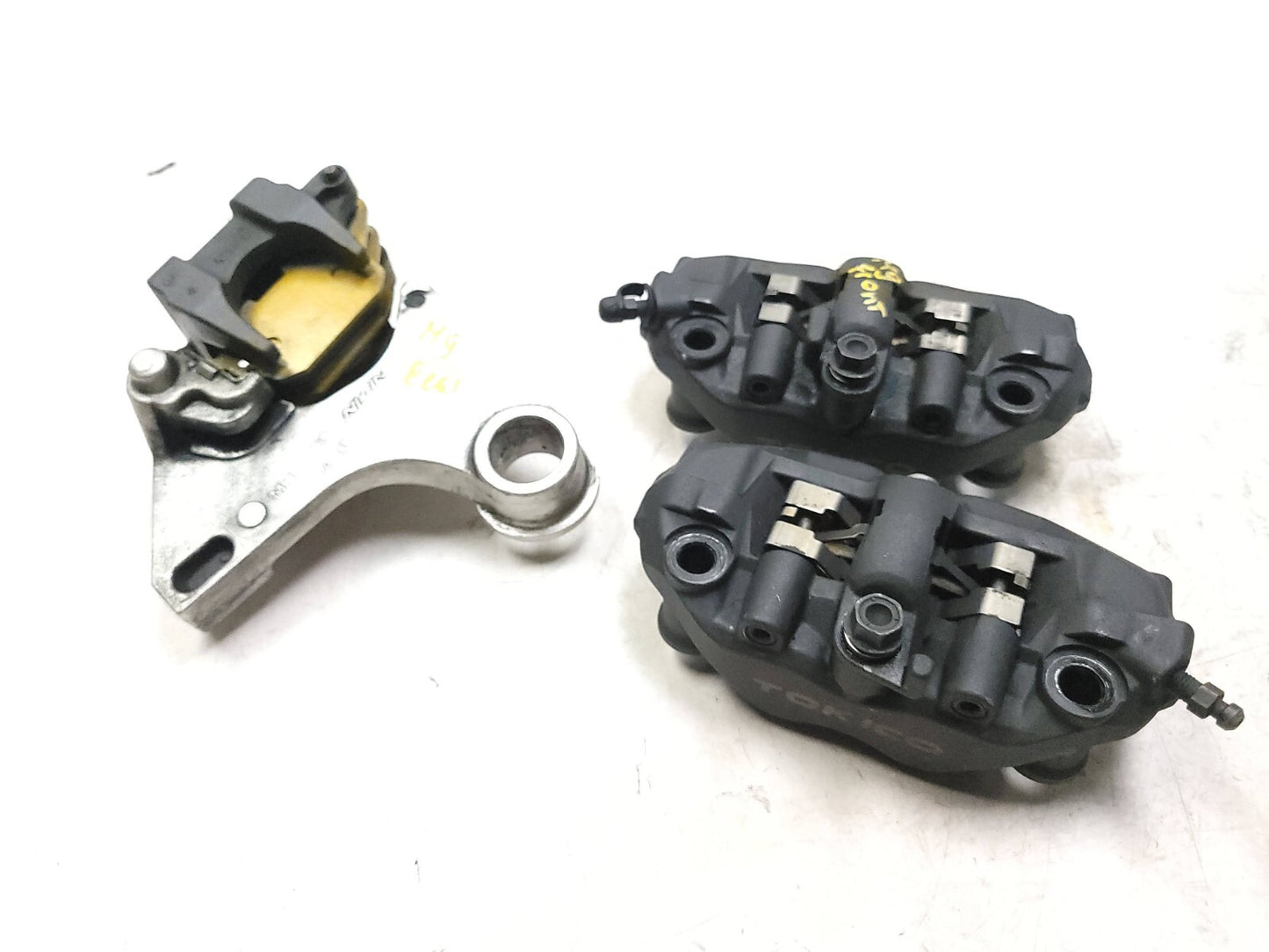 04 05 Honda Cbr 1000rr Brake Caliper Front & Rear 3pcs OEM 12k Miles