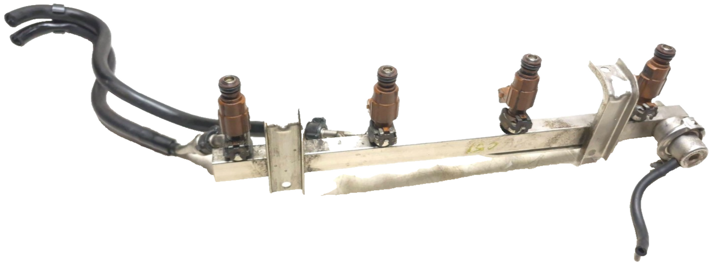 2007 Saab 9-5 Aero Fuel Injection Line Injector Rail Strip OEM