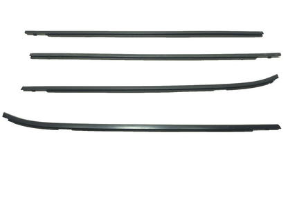 2012 Nissan Leaf Door Window Belt Molding Front & Rear 4pcs OEM