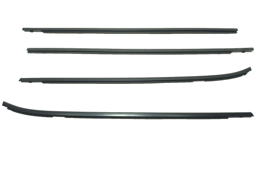 2012 Nissan Leaf Door Window Belt Molding Front & Rear 4pcs OEM