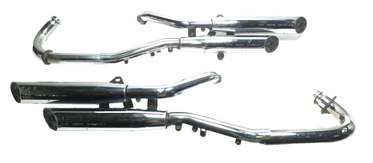 1994-2003 Honda Magna Vf750 Complete Exhaust System Pipes Mufflers 4-4 OEM