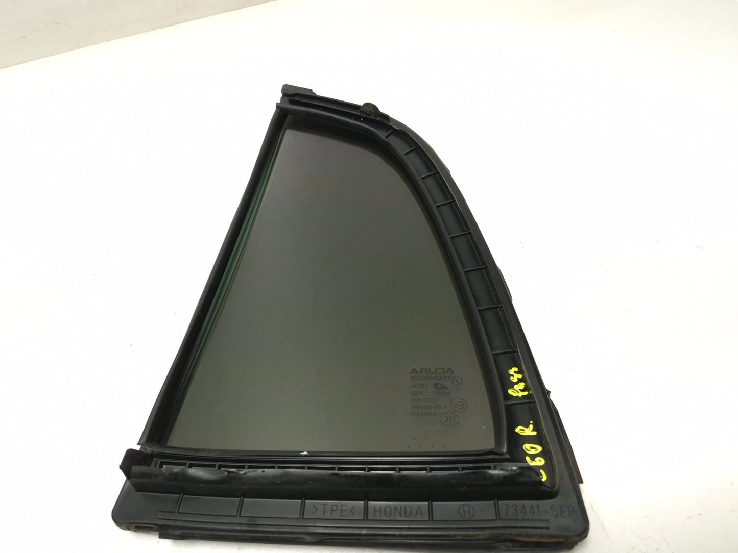 2007 Acura Tl Type-s Rear Quarter Window Glass Right Passenger Side OEM