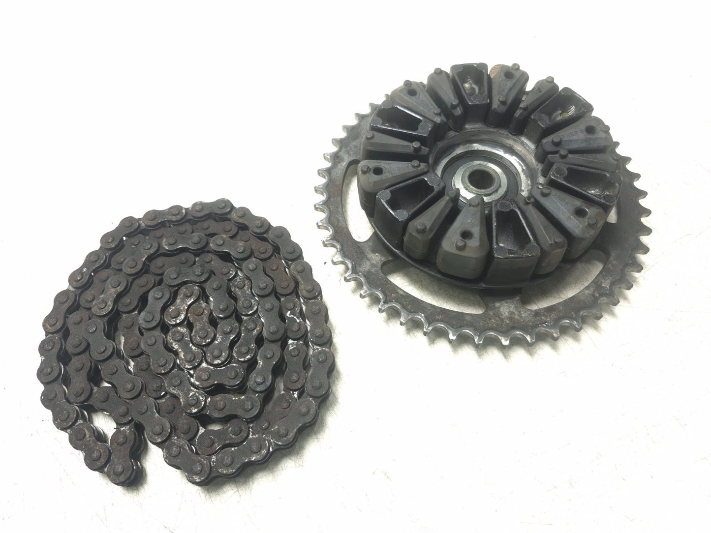 2009 Yamaha Fz6r Rear Wheel Hub & Sprocket W/ Drive Chain OEM