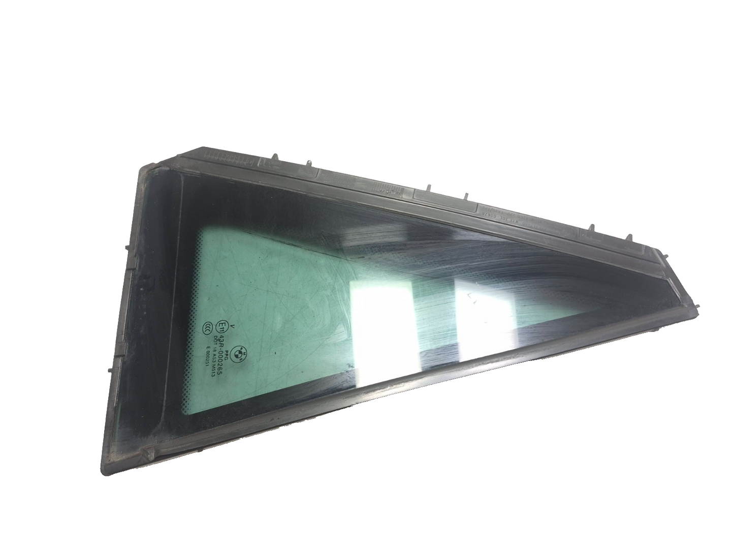 2008 BMW X6 E71 Rear Door Vent Quarter Window Glass Passenger Side Right  OEM