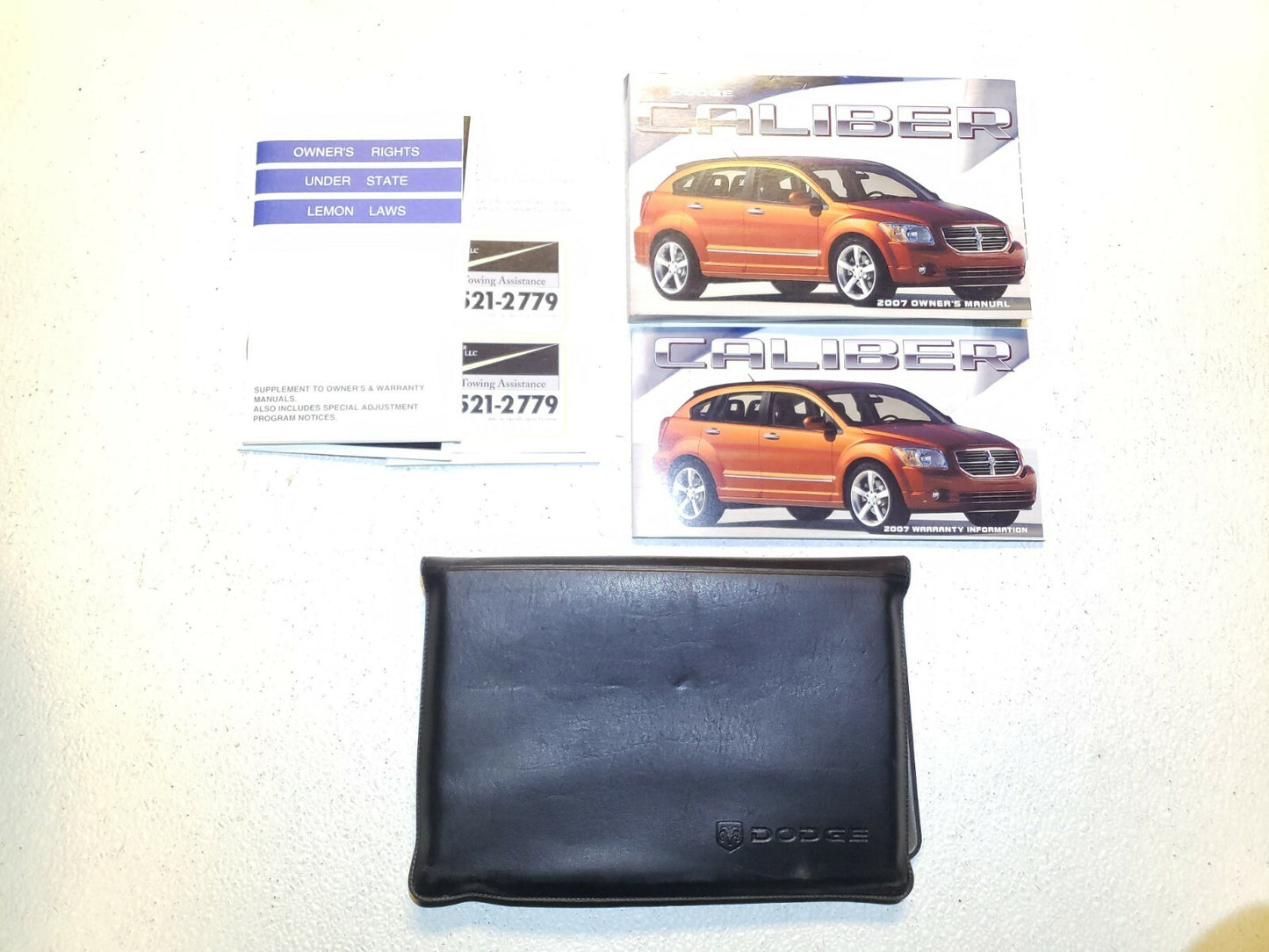 2007 Dodge Caliber Owners Manual Book W/ Case OEM