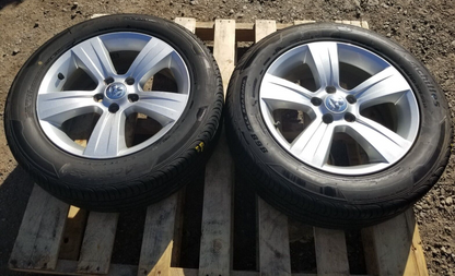 2007-2011 Dodge Caliber Sxt Wheel Rim W/ Tire 215/60r17 9.5/32" Pair OEM