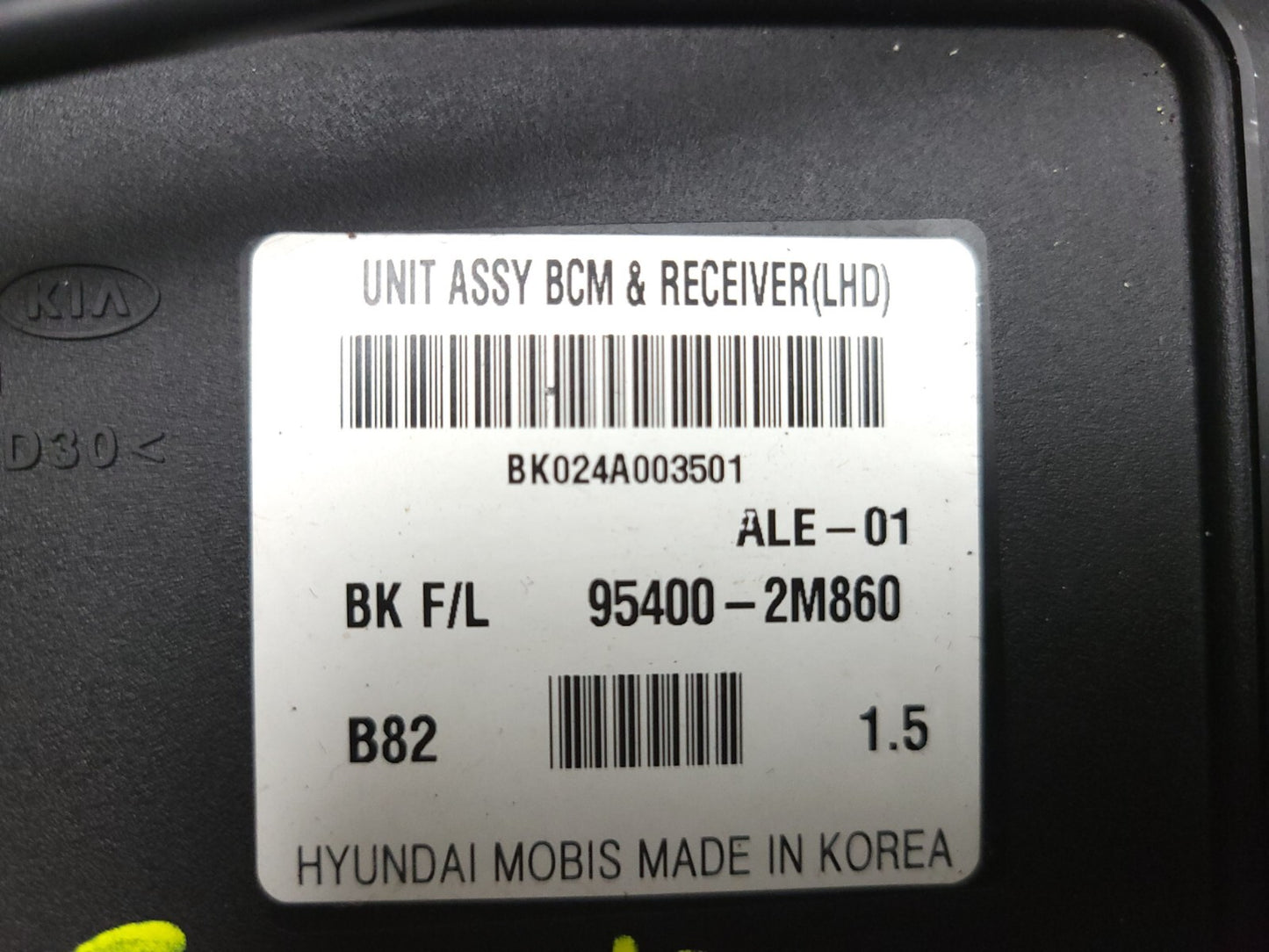 2013-2016 Genesis Coupe Body Control Module Bcu Bcm 95400-2m860 OEM