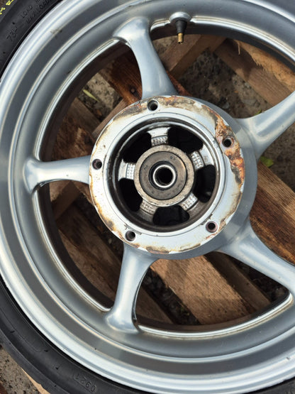 2009 Yamaha Fz6r Wheel Rim & Tire Front & Rear *straight* OEM